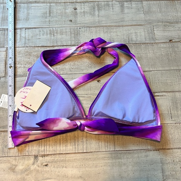 Island Soul Purple Bikini Top Swimsuit Large Beach Swimming Sun Summer Boat Pool - Picture 6 of 8